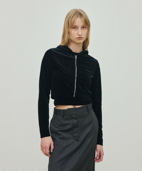 TOMORROWLAND / トゥモローランド パーカー | ブライトベロア フーディー | 詳細2