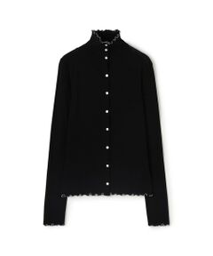 TOMORROWLAND / トゥモローランド カーディガン・ボレロ | コットンジャージー ビルドネックカーディガン