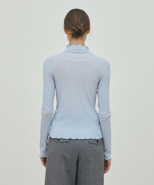 TOMORROWLAND / トゥモローランド カーディガン・ボレロ | コットンジャージー ビルドネックカーディガン | 詳細4