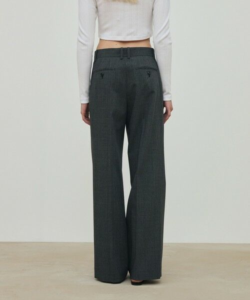 TOMORROWLAND / トゥモローランド スラックス・ドレスパンツ | ソフトウールオックスフォード ワンタックパンツ | 詳細4