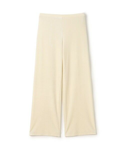 TOMORROWLAND / トゥモローランド その他パンツ | ブライトベロア ラウンジパンツ(11 ホワイト)