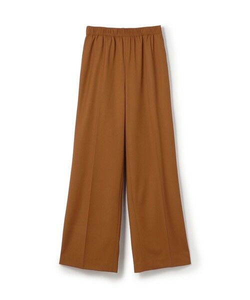 TOMORROWLAND/トゥモローランド ハイツイストギャバジン イージーストレートパンツ 47 ブラウン 34(7号)