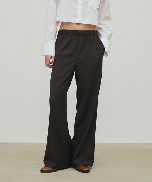 TOMORROWLAND / トゥモローランド その他パンツ | ハイツイストギャバジン イージーストレートパンツ | 詳細2