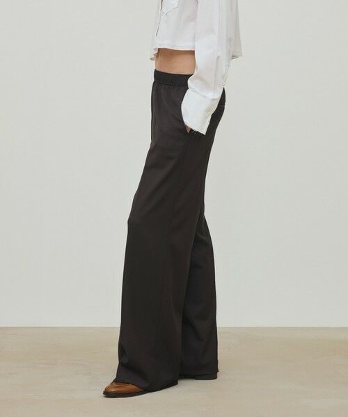 TOMORROWLAND / トゥモローランド その他パンツ | ハイツイストギャバジン イージーストレートパンツ | 詳細3