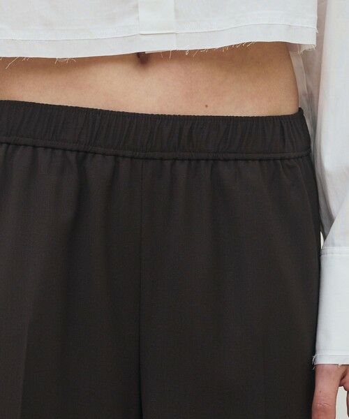 TOMORROWLAND / トゥモローランド その他パンツ | ハイツイストギャバジン イージーストレートパンツ | 詳細5