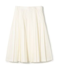 TOMORROWLAND / トゥモローランド ミニ・ひざ丈スカート | スビンコットンツイル プリーツスカート