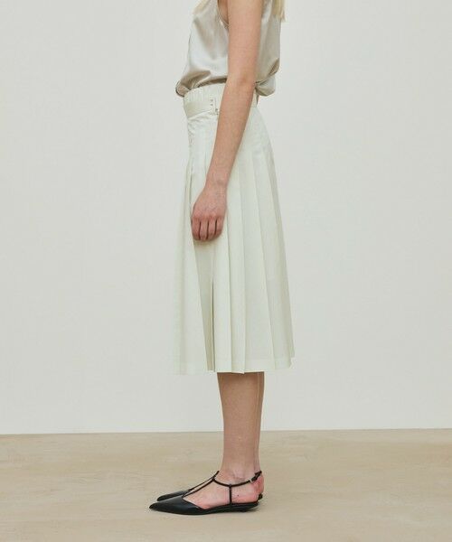 TOMORROWLAND / トゥモローランド ミニ・ひざ丈スカート | スビンコットンツイル プリーツスカート | 詳細3