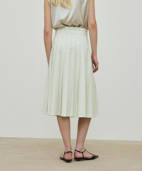 TOMORROWLAND / トゥモローランド ミニ・ひざ丈スカート | スビンコットンツイル プリーツスカート | 詳細4