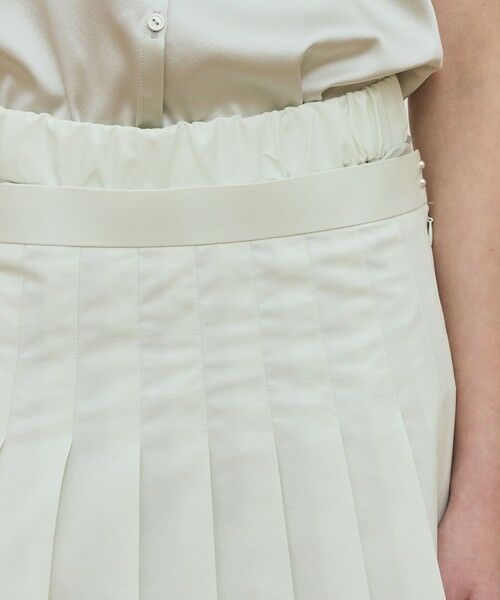 TOMORROWLAND / トゥモローランド ミニ・ひざ丈スカート | スビンコットンツイル プリーツスカート | 詳細5