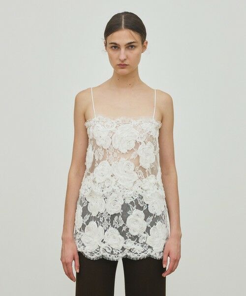 TOMORROWLAND / トゥモローランド キャミソール・チューブトップ | リバーレース キャミソール | 詳細2