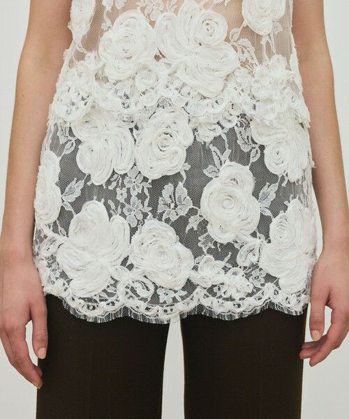 TOMORROWLAND / トゥモローランド キャミソール・チューブトップ | リバーレース キャミソール | 詳細7