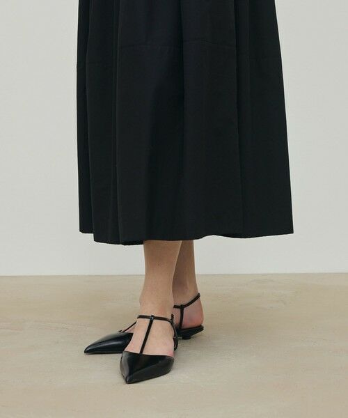 TOMORROWLAND / トゥモローランド ロング・マキシ丈ワンピース | コットンタイプライター コンビコクーンワンピース | 詳細8