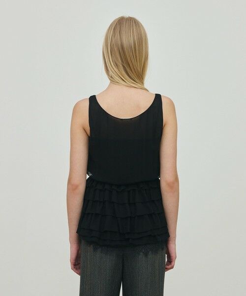 TOMORROWLAND / トゥモローランド シャツ・ブラウス | シルクシフォン ペプラムブラウス | 詳細4