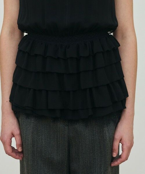 TOMORROWLAND / トゥモローランド シャツ・ブラウス | シルクシフォン ペプラムブラウス | 詳細7