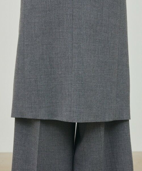 TOMORROWLAND / トゥモローランド ロング・マキシ丈ワンピース | ウールジョーゼット Vネックワンピース | 詳細7