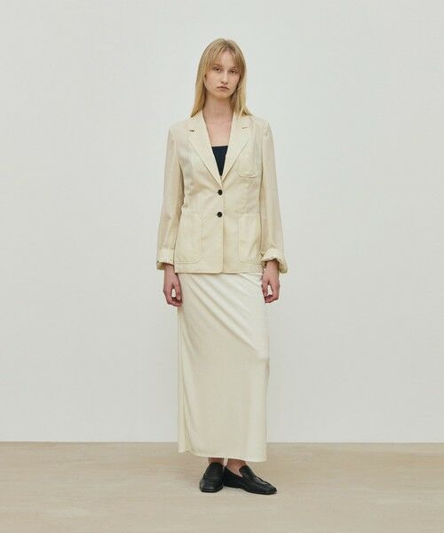 TOMORROWLAND / トゥモローランド テーラードジャケット | アキハチェックウール ラウンドラペルシングルジャケット | 詳細1