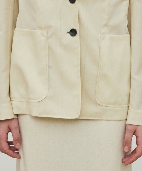 TOMORROWLAND / トゥモローランド テーラードジャケット | アキハチェックウール ラウンドラペルシングルジャケット | 詳細8