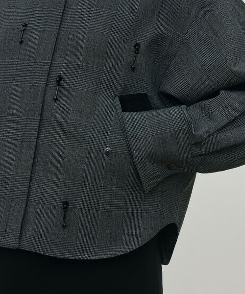 TOMORROWLAND / トゥモローランド ブルゾン | ソフトウールオックスフォード ショートシャツブルゾン | 詳細9