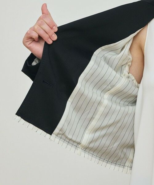 TOMORROWLAND / トゥモローランド テーラードジャケット | レーヨンサテン クロップドジャケット | 詳細5