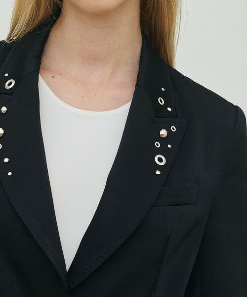 TOMORROWLAND / トゥモローランド テーラードジャケット | レーヨンサテン クロップドジャケット | 詳細6