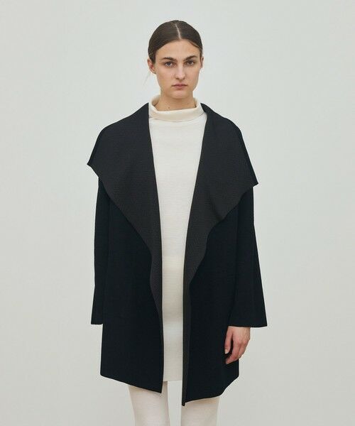 TOMORROWLAND / トゥモローランド その他アウター | ヘリンボーンダブルフェイス トライアングルカラーコート | 詳細10