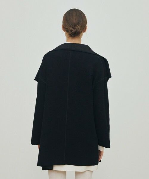 TOMORROWLAND / トゥモローランド その他アウター | ヘリンボーンダブルフェイス トライアングルカラーコート | 詳細12