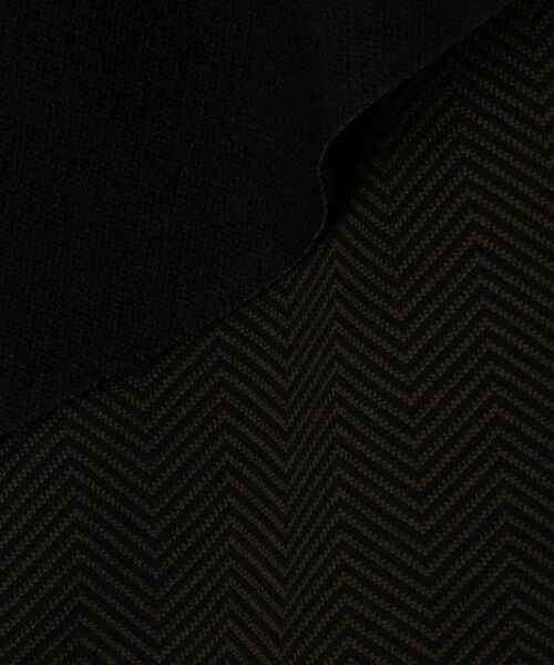 TOMORROWLAND / トゥモローランド その他アウター | ヘリンボーンダブルフェイス トライアングルカラーコート | 詳細13