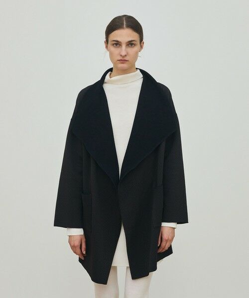 TOMORROWLAND / トゥモローランド その他アウター | ヘリンボーンダブルフェイス トライアングルカラーコート | 詳細3