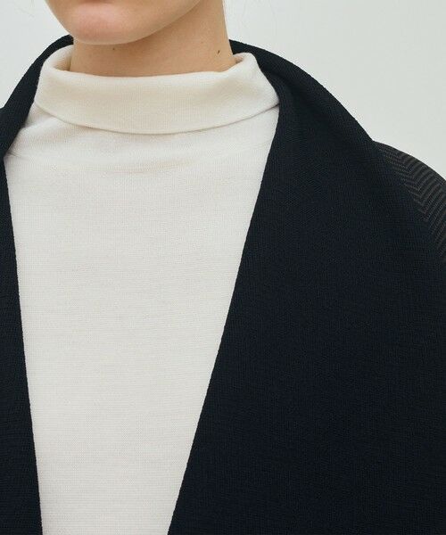 TOMORROWLAND / トゥモローランド その他アウター | ヘリンボーンダブルフェイス トライアングルカラーコート | 詳細6