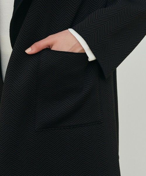 TOMORROWLAND / トゥモローランド その他アウター | ヘリンボーンダブルフェイス トライアングルカラーコート | 詳細8