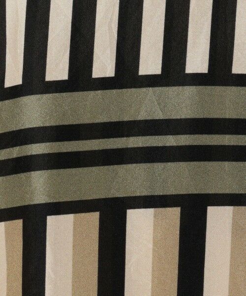 TOMORROWLAND / トゥモローランド シャツ・ブラウス | シルクハブタエストライププリント アシンメトリーヘムシャツ | 詳細8