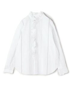 TOMORROWLAND / トゥモローランド シャツ・ブラウス（半袖以外） | コットンサッカー フリルカラーシャツ