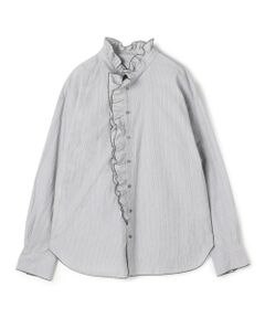TOMORROWLAND / トゥモローランド シャツ・ブラウス（半袖以外） | コットンサッカー フリルカラーシャツ