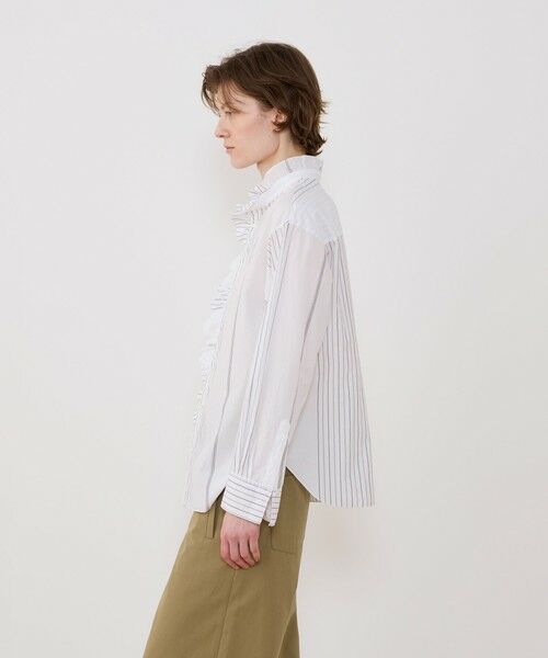 TOMORROWLAND / トゥモローランド シャツ・ブラウス（半袖以外） | コットンサッカー フリルカラーシャツ | 詳細3