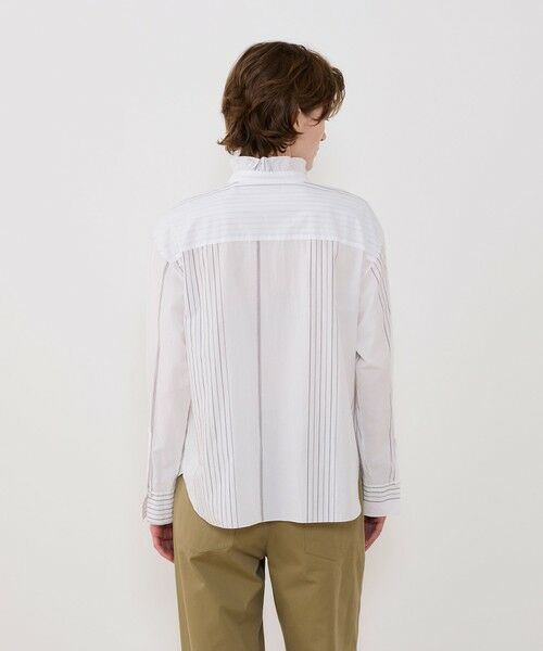 TOMORROWLAND / トゥモローランド シャツ・ブラウス（半袖以外） | コットンサッカー フリルカラーシャツ | 詳細4