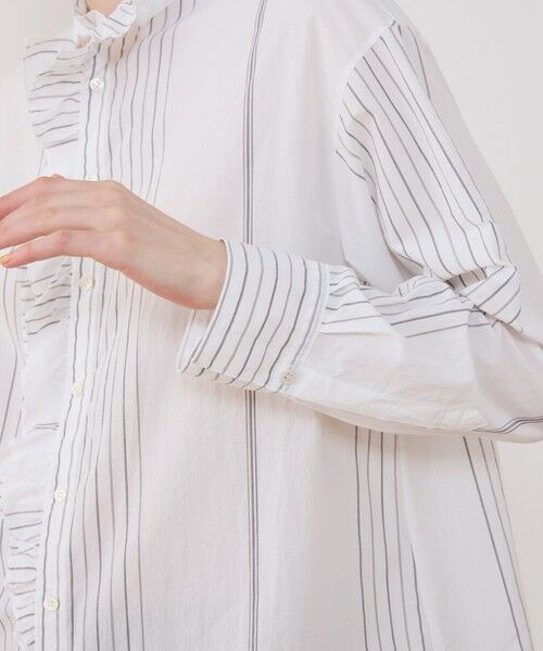 TOMORROWLAND / トゥモローランド シャツ・ブラウス（半袖以外） | コットンサッカー フリルカラーシャツ | 詳細7