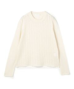 TOMORROWLAND / トゥモローランド ニット・セーター | モンゴルカシミヤケーブル クルーネックプルオーバー