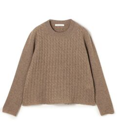 TOMORROWLAND / トゥモローランド ニット・セーター | モンゴルカシミヤケーブル クルーネックプルオーバー