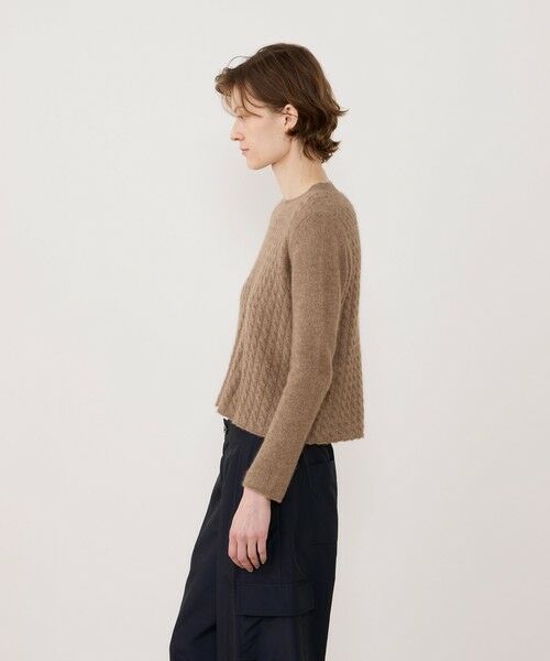 TOMORROWLAND / トゥモローランド ニット・セーター | モンゴルカシミヤケーブル クルーネックプルオーバー | 詳細3