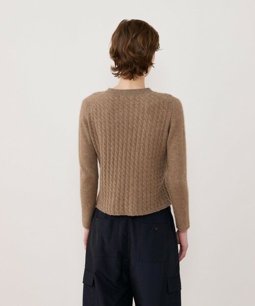 TOMORROWLAND / トゥモローランド ニット・セーター | モンゴルカシミヤケーブル クルーネックプルオーバー | 詳細4