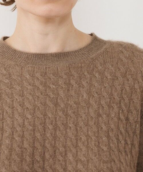TOMORROWLAND / トゥモローランド ニット・セーター | モンゴルカシミヤケーブル クルーネックプルオーバー | 詳細5