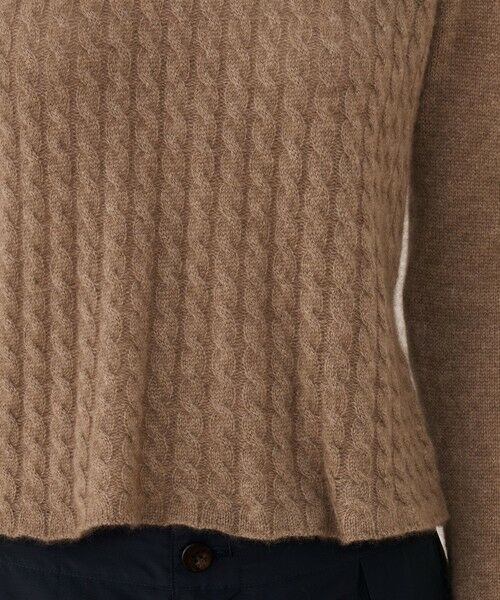 TOMORROWLAND / トゥモローランド ニット・セーター | モンゴルカシミヤケーブル クルーネックプルオーバー | 詳細7