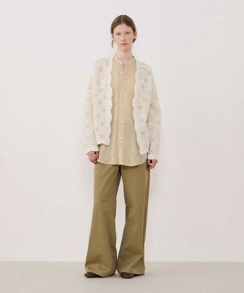 TOMORROWLAND / トゥモローランド ニット・セーター | カシミヤレース フロントオープンカーディガン | 詳細1