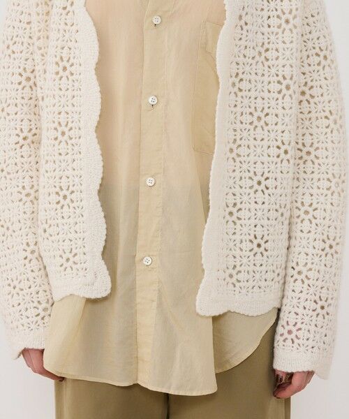 TOMORROWLAND / トゥモローランド ニット・セーター | カシミヤレース フロントオープンカーディガン | 詳細7