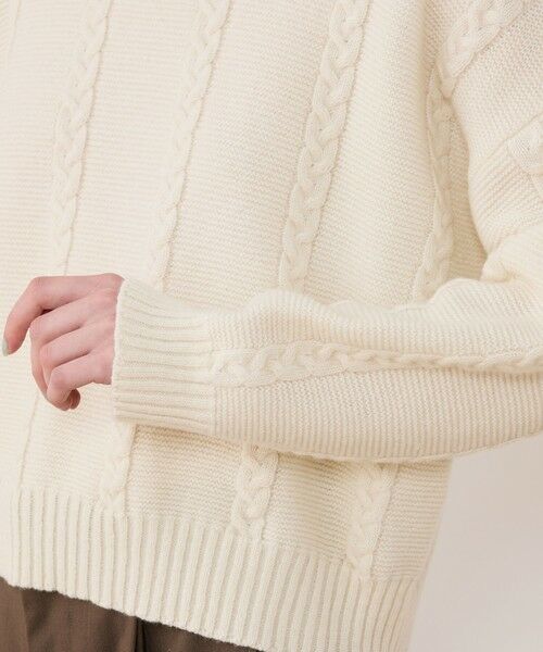 TOMORROWLAND / トゥモローランド ニット・セーター | ウールヘンプ クルーネックプルオーバー | 詳細6