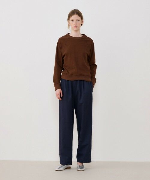 TOMORROWLAND / トゥモローランド スウェット | クレープコットンジャージー ラグランスリーブプルオーバー | 詳細1