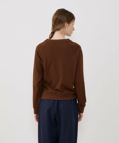 TOMORROWLAND / トゥモローランド スウェット | クレープコットンジャージー ラグランスリーブプルオーバー | 詳細4