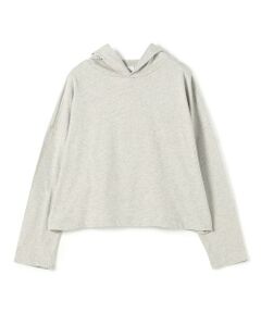 TOMORROWLAND / トゥモローランド パーカー | クレープコットンジャージー フーデッドプルオーバー