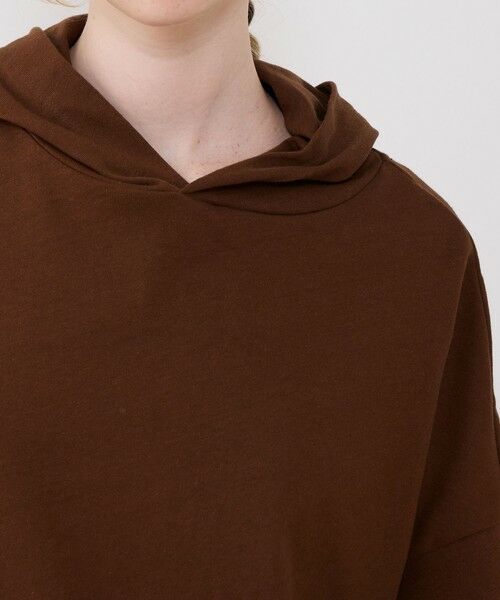 TOMORROWLAND / トゥモローランド パーカー | クレープコットンジャージー フーデッドプルオーバー | 詳細5