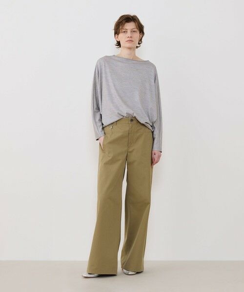 TOMORROWLAND / トゥモローランド カットソー（半袖以外） | ウォッシャブルウールジャージー ドルマンスリーブプルオーバー | 詳細1